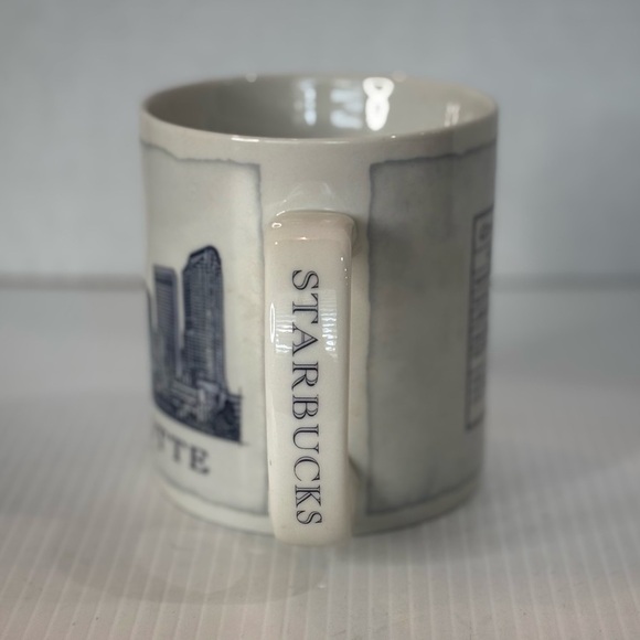 2008 Starbucks- Charlotte NC City Mug Architect design style 18oz -Ceramic Cup - Picture 2 of 9